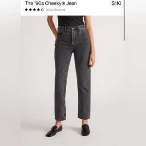Everlane 90s Cheeky Jean in washed black NWT women’s 30